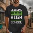 Leveling Up To High School Tee Shirt Gaming Graduation Unisex T-Shirt