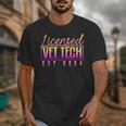 Licensed Vet Tech Veterinary Technician Graduation 2024 Unisex T-Shirt