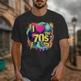I Love The 70s Retro Cassette Roller Vinyl Nostalgia Vibes Unisex T-Shirt