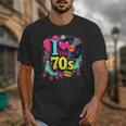 I Love The 70s Vintage Cassette Roller Vinyl Nostalgia 70s Unisex T-Shirt
