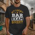 My Lucky Bar Exam Shirt Lawyer Law School Graduation Unisex T-Shirt