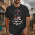 Mastered It Black Girl Masters Degree Graduation Black Queen Unisex T-Shirt