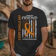 In Memory Of Friend Leukemia Awareness Products Flag Shirts Unisex T-Shirt