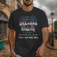Memory For Grandpa In Heaven Angel Father Family Memorial Unisex T-Shirt