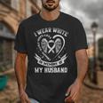 In Memory Of My Husband Lung Cancer Awareness Graphic Unisex T-Shirt In Memory Of My Husband Lung Cancer Awareness Graphic Unisex T-Shirt