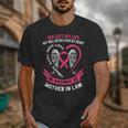 In Memory Of My Loving Mother In Law Breast Cancer Memorial Unisex T-Shirt