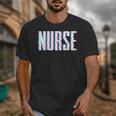 Nurse Glitch Aesthetic Graduation Nurse Glitch Graphic Art Unisex T-Shirt
