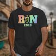 Nurse Graduation Shirt RN Est 2018 Rainbow Tshirt Unisex T-Shirt