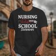 Nursing School Survivor 2025 RN ER Graduation Nurse Grad Unisex T-Shirt