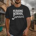 Nursing School Survivor Nurse Graduation Medical T-Shirt Unisex T-Shirt