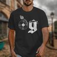 Old School Dad OG Hip Hop Head Vinyl Retro 80s90s Nostalgia Unisex T-Shirt