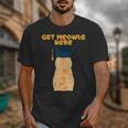 Orange Tabby Cat Graduation Distressed Shirt For Grads For Men Women Girls Kids Unisex T-Shirt