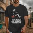 Some People Just Need A Pat On The Back Introvert Unisex T-Shirt