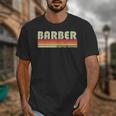 Personal Christmas Retro Vintage Graduation BARBER Job Title Profession Birthday Worker Idea Unisex T-Shirt