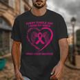 Pink Ribbon In Memory Of My Niece Breast Cancer Awareness Unisex T-Shirt