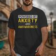 Powered By Anxiety And Awkwardness Social Anxiety Introverts Unisex T-Shirt Powered By Anxiety And Awkwardness Social Anxiety Introverts Unisex T-Shirt