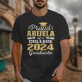 Proud Abuela Of 2024 College Graduate Family 24 Graduation Unisex T-Shirt