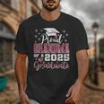 Proud Grandma Of 2025 College Graduate Family Graduation Unisex T-Shirt