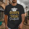 Proud Grandpa Of a Class Of 2026 Graduate For Graduation Unisex T-Shirt