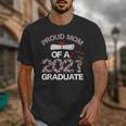 Proud Mom Of A 2021 Graduate Leopard Print Graduation Mama Unisex T-Shirt