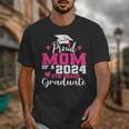 Proud Mom Of 2024 5th Grade Graduate Mother Graduation Unisex T-Shirt