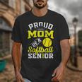 Proud Mom Of a Softball Senior Class Of 2025 Graduation Unisex T-Shirt
