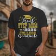 Proud Step Mom Of 2025 College Graduate Family 24 Graduation Unisex T-Shirt