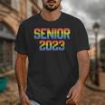Rainbow LGBT Pride Senior 2023 Graduation Unisex T-Shirt