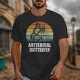 Retro Antisocial Butterfly Shirt For Introverts Unisex T-Shirt Retro Antisocial Butterfly Shirt For Introverts Unisex T-Shirt