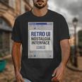 Retro Computer Dialog Box 90s Desktop Interface Nostalgia Unisex T-Shirt