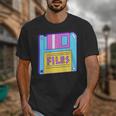 Retro TechnologyOld School Floppy Nostalgia 90s Generation Unisex T-Shirt