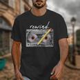 Rewind Cassette Tape Nostalgia 80s 90s Retro Music Lover Unisex T-Shirt