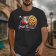 Santa Holding Cookie Xmas Baker Introvert Christmas Unisex T-Shirt Santa Holding Cookie Xmas Baker Introvert Christmas Unisex T-Shirt