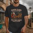 Santa Has The Right Idea Introvert Christmas Unisex T-Shirt Santa Has The Right Idea Introvert Christmas Unisex T-Shirt
