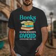 Sarcastic Books Anti Social Introvert Book Conversation Unisex T-Shirt