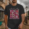 Selectively Social Sarcastic Introvert Humor Unisex T-Shirt Selectively Social Sarcastic Introvert Humor Unisex T-Shirt