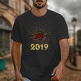 Senior 2019 Graduation Shirt Burgundy Gold Class Colors G23 Unisex T-Shirt