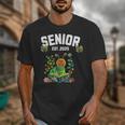 Senior 2025 Graduation Caterpillar For Kids Cute Coquette Unisex T-Shirt
