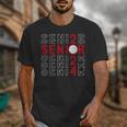Senior Class Of 2024 Graduation 2024 Maroon Basketball Unisex T-Shirt