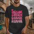 Senior Class Of 2026 Pink Coquette Bow Graduation 2026 Unisex T-Shirt