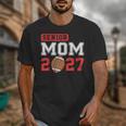 Senior Football Mom 2027 Team Class Of 2027 Graduation Mom Unisex T-Shirt