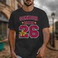 Senior Mom 2026 Proud Senior Mom Class Of 26 For Graduation Unisex T-Shirt