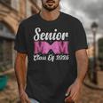 Senior Mom Class Of 2026 Pink Coquette Bow Graduation Unisex T-Shirt