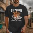 Senior Sister Class Of 2026 Coquette Basketball Graduation Unisex T-Shirt