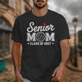 Senior Volleyball Mom Class Of 2027 Graduation Graduate Unisex T-Shirt