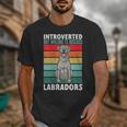 Silver Labrador Retriever Introvert Silver Lab Unisex T-Shirt Silver Labrador Retriever Introvert Silver Lab Unisex T-Shirt