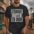 Straight Outta 5th Grade Graduation Motivational Unisex T-Shirt