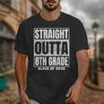 Straight Outta 8th Grade Graduation 2025 Eighth Grade Unisex T-Shirt