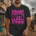 Straight Outta Fifth Grade Graduation Class Unisex T-Shirt