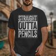 Straight Outta Pencils Shirt Kids Boy Girl School Graduation Unisex T-Shirt